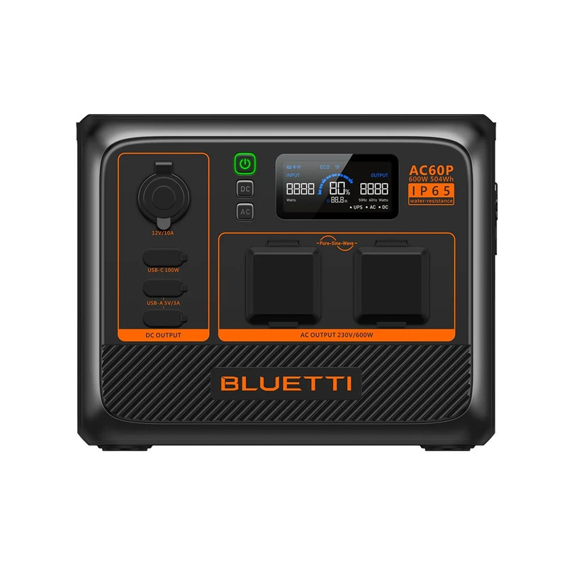 BLUETTI AC60P Portable Power Station | 600W 504Wh