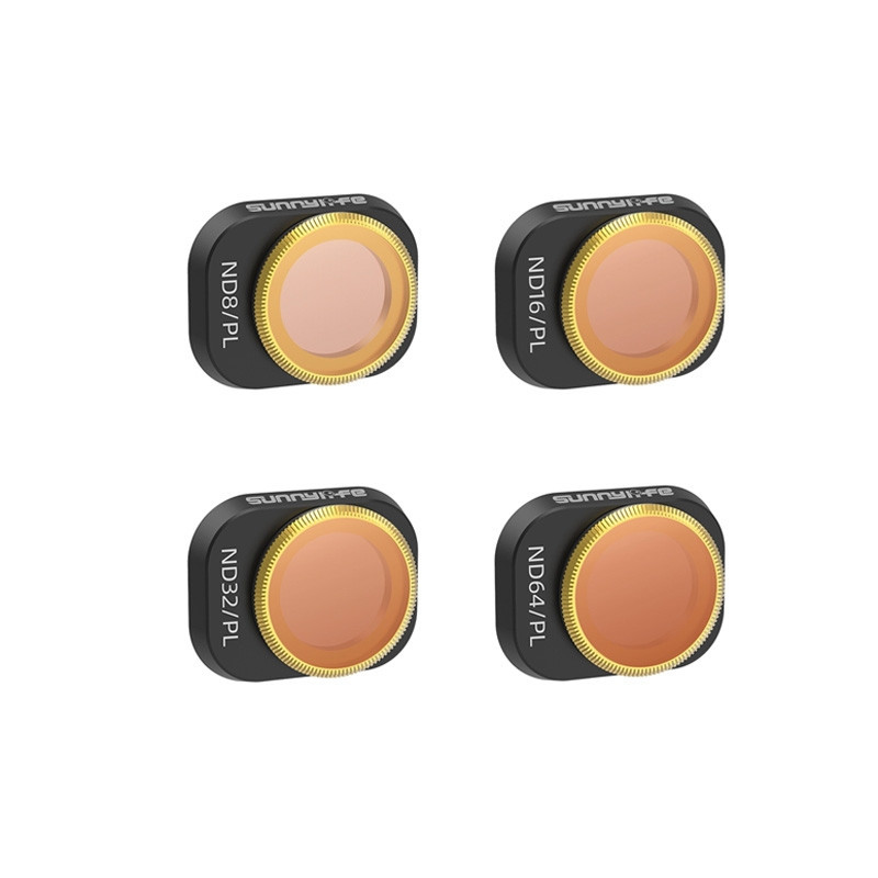 Sunnylife DJI Mini 4 Pro ND Filter Set (ND8/PL, ND16/PL, ND32/PL, ND64/PL)