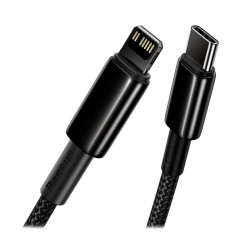 Baseus Кабел Tungsten Gold Braided USB-C към Lightning (20W)