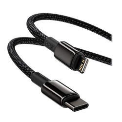 Baseus Кабел Tungsten Gold Braided USB-C към Lightning (20W)