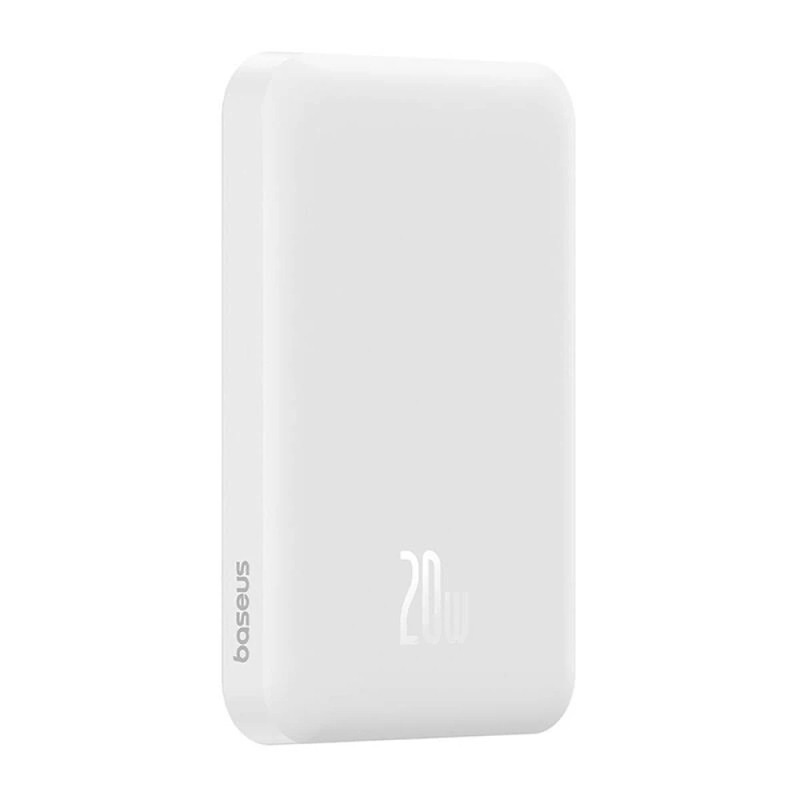 Baseus Външна батерия Magnetic Mini 5000mAh 20W (Бял)