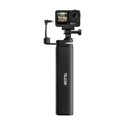 TELESIN Power Grip Selfie Stick with Power Bank