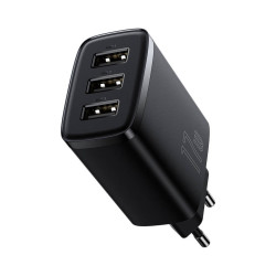 Baseus Compact Charger 3U 17W EU (Black)