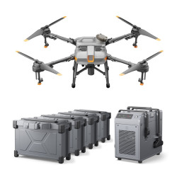 DJI Agras T10 Agriculture Drone with 4 Batteries and Charger