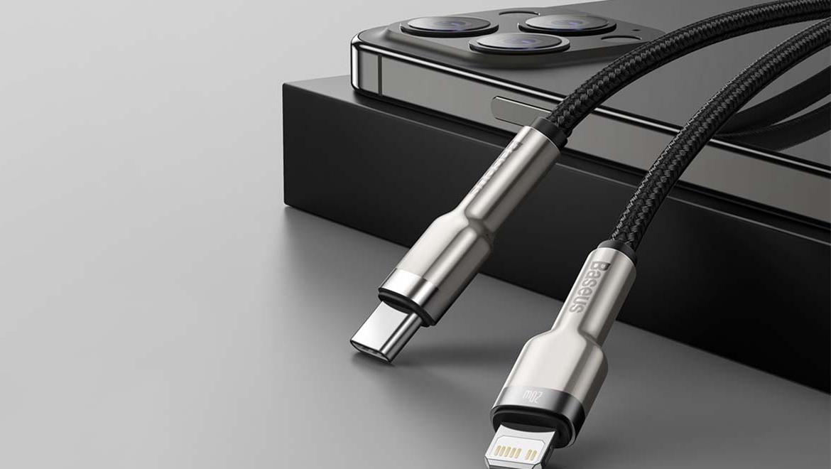 Baseus кабел Cafule Metal PD USB-C - Lightning 20W