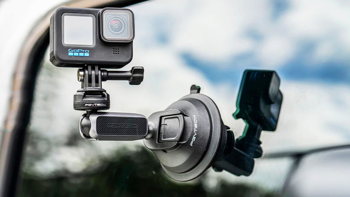 PGYTECH CapLock Action Camera Suction Cup Mount