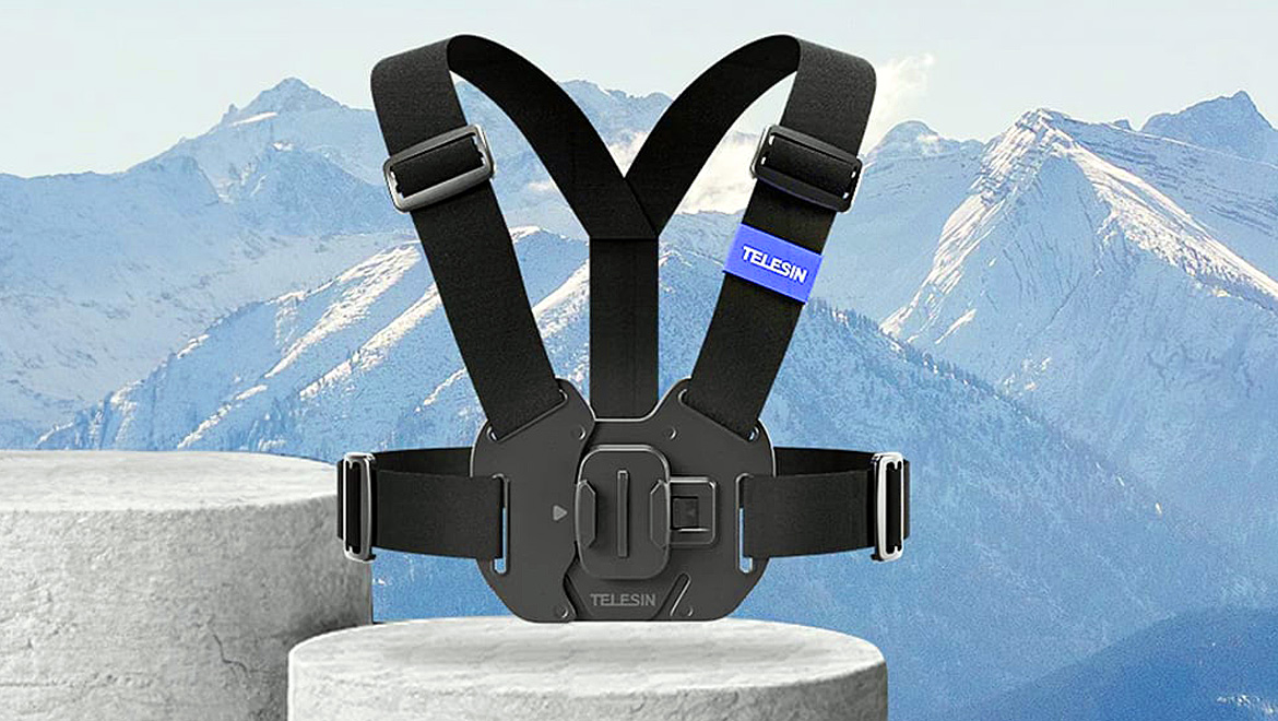 TELESIN Chest Strap for Action Cameras