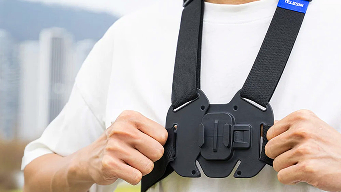 TELESIN Chest Strap for Action Cameras