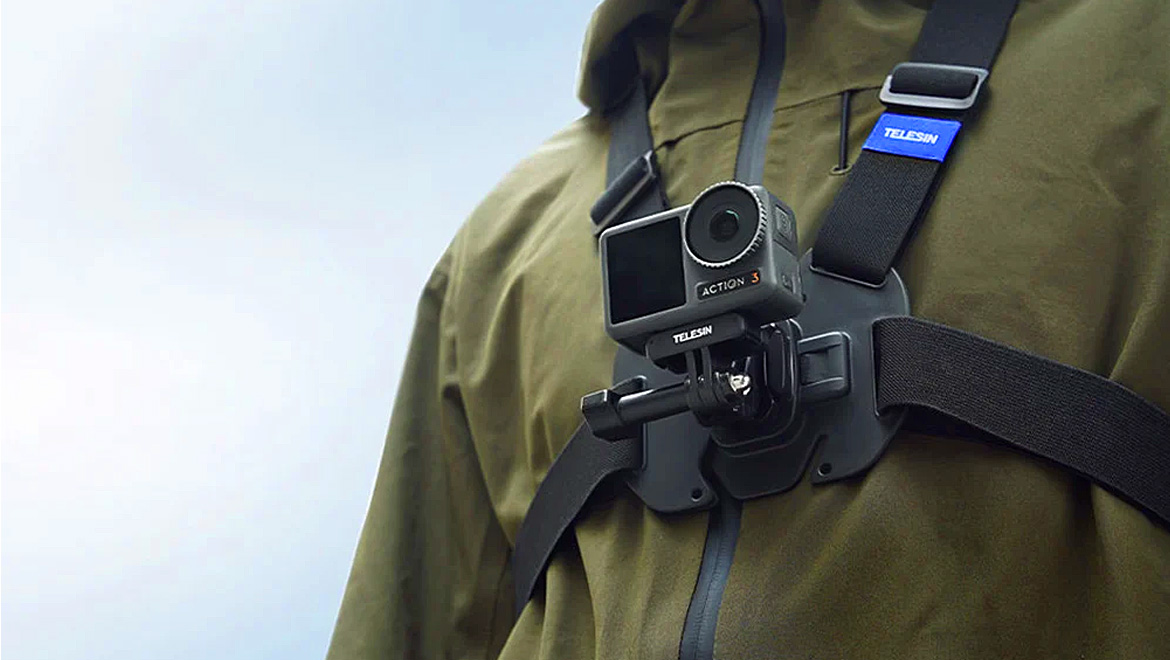 TELESIN Chest Strap for Action Cameras