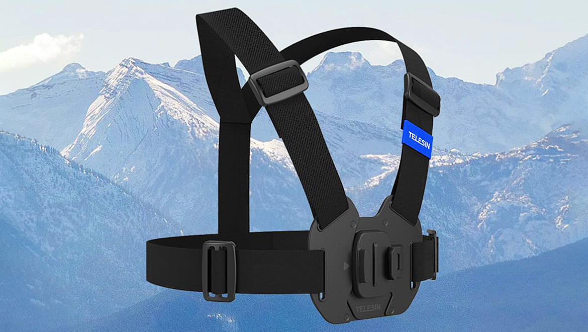 TELESIN Chest Strap for Action Cameras